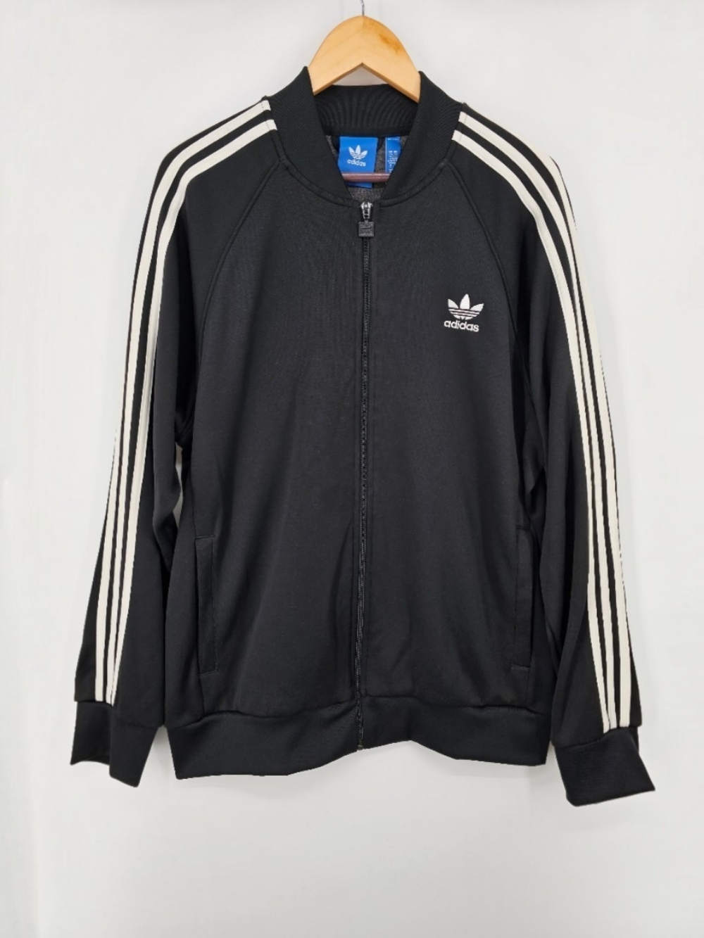 adidas Originals Superstar SST Track Jacket XL Black White Trefoil BK5921
